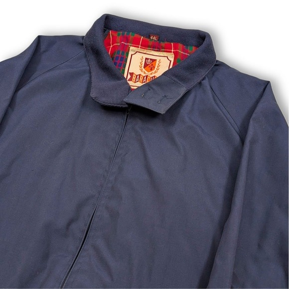 Vintage Baracuta G9 Harrington Jacket Mens 44L Navy Blue Classic Sportswear - Picture 1 of 11